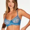 Unwattierter Bügel-BH Isabelle - Blau -Unterwäschegeschäft 199995 1