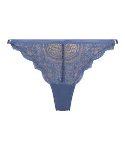 High Leg Thong Lotta - Blau 10 High Leg Thong Lotta - Blau -Unterwäschegeschäft 200095 5