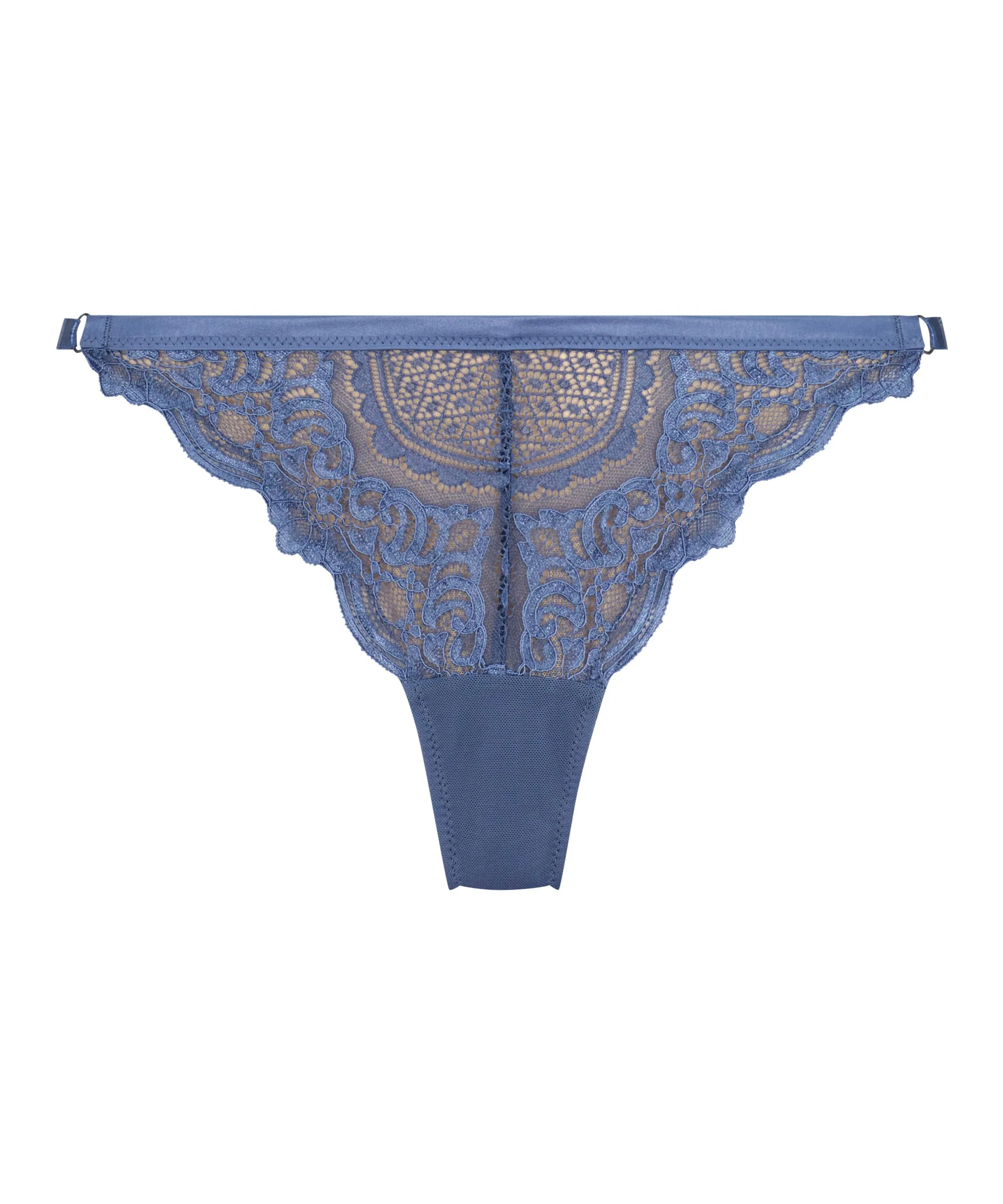 High Leg Thong Lotta - Blau 6 High Leg Thong Lotta - Blau – Bild 4