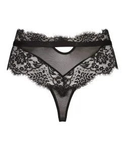 Hoher Brazilian Cynthia - Schwarz -Unterwäschegeschäft 200160 6