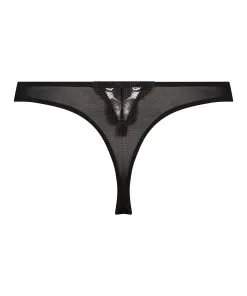 String Mit Hohem Beinausschnitt Alessa - Schwarz -Unterwäschegeschäft 200485 6