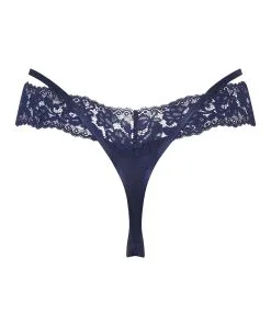 Extra Niedriger V-String Elliena - Blau -Unterwäschegeschäft 200679 6