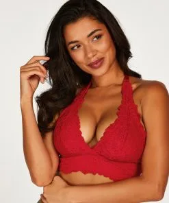 Neckholder-Bralette Shiloh - Rot