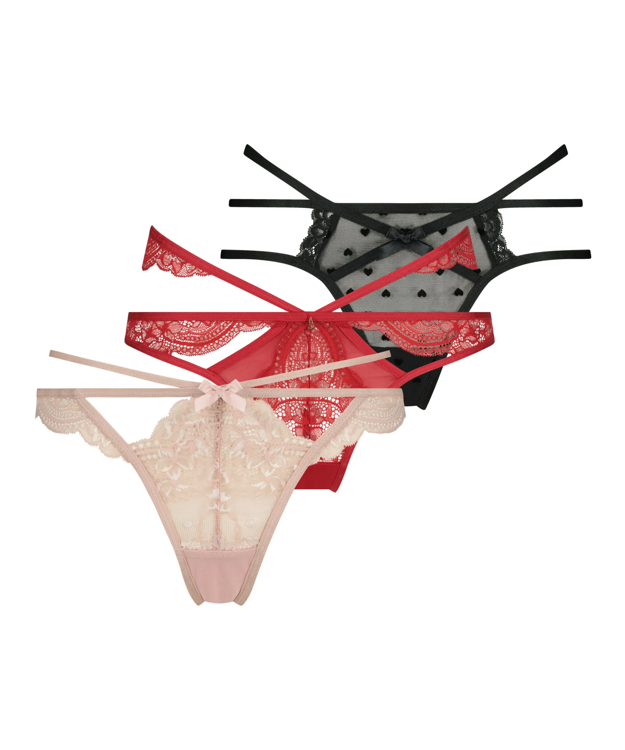 3er-Pack String - Rosa 6 3er-Pack String - Rosa – Bild 4