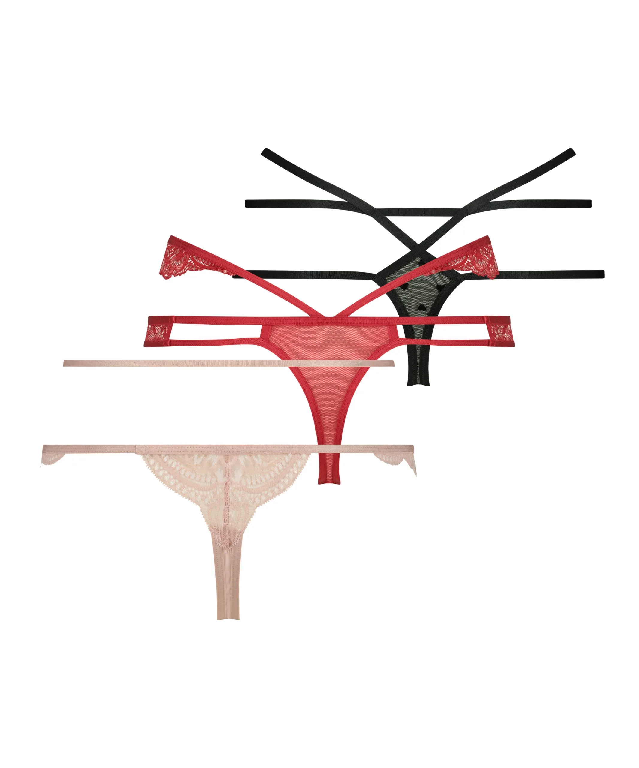 3er-Pack String - Rosa 7 3er-Pack String - Rosa – Bild 5