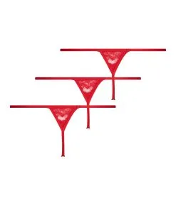 3er-Pack String Mini - Rot -Unterwäschegeschäft 200811 6