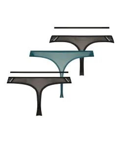 3er-Pack Tangas Tilly - Schwarz 11 3er-Pack Tangas Tilly - Schwarz -Unterwäschegeschäft 200816 6