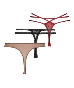 3er-Pack String Yakira - Braun -Unterwäschegeschäft 200820 6