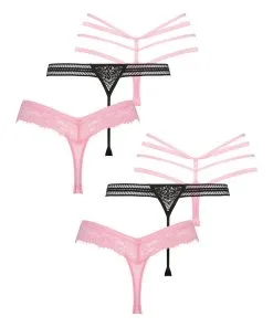 6er-Pack String Gianni - Rosa -Unterwäschegeschäft 200834 6