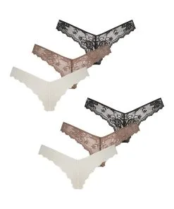 6er-Pack Invisible Strings - Weiß -Unterwäschegeschäft 200835 6