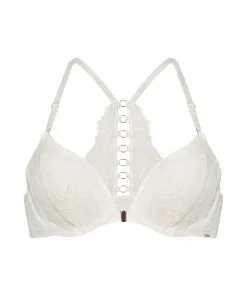 Vorgeformter Push-up-Bügel-BH Akelei - Weiß -Unterwäschegeschäft 200971 5