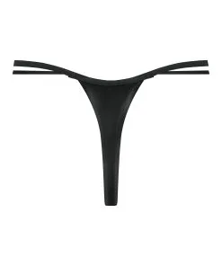 Tanga Domenica Mit Hohem Bein - Schwarz 13 Tanga Domenica Mit Hohem Bein - Schwarz -Unterwäschegeschäft 200977 6