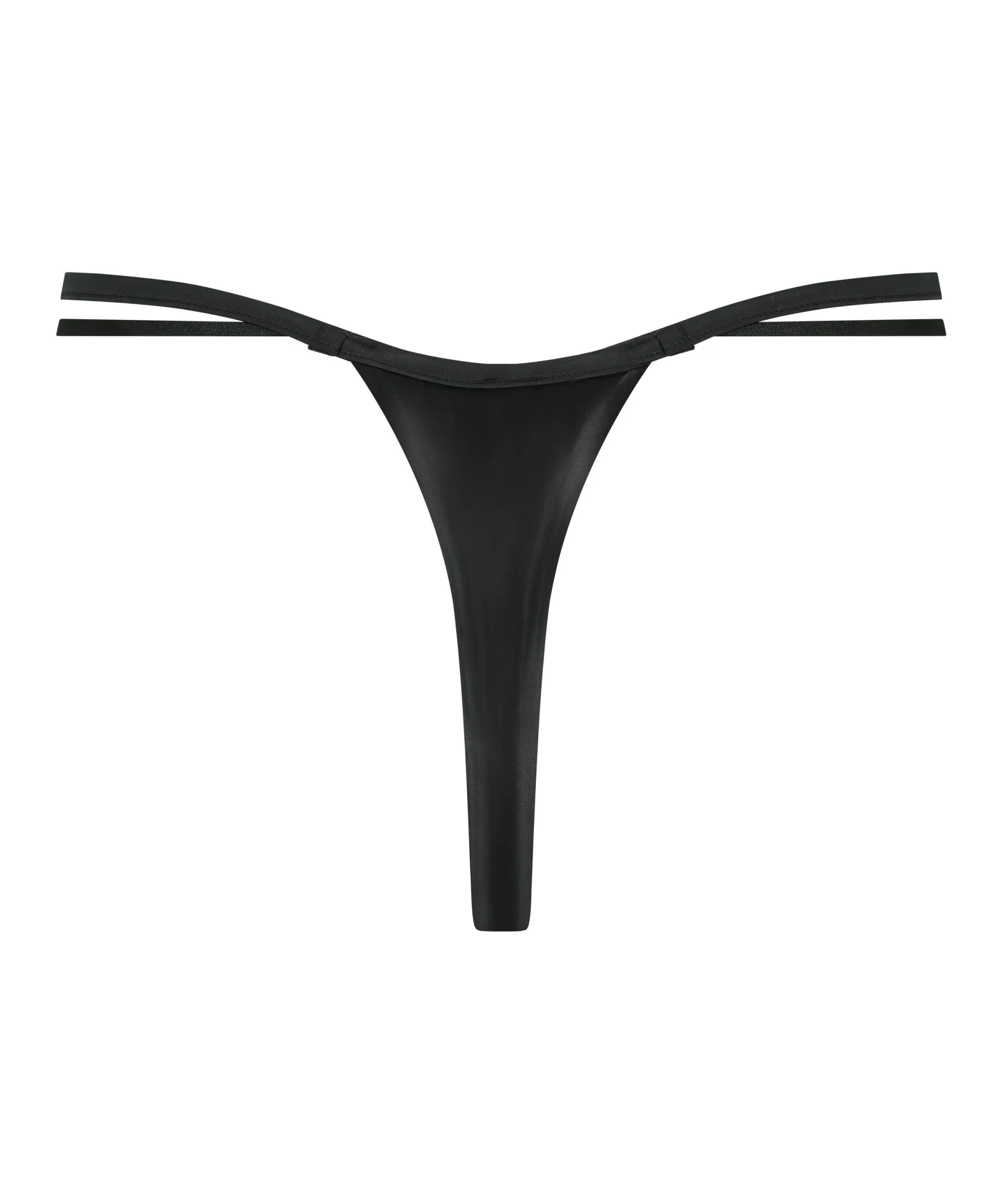 Tanga Domenica Mit Hohem Bein - Schwarz 8 Tanga Domenica Mit Hohem Bein - Schwarz – Bild 6