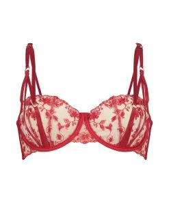 Unwattierter Bügel-BH Indulgence - Rot -Unterwäschegeschäft 200992 5