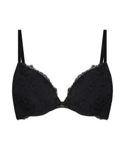 Vorgeformter Push-up-Bügel-BH Marine - Schwarz -Unterwäschegeschäft 200993 5