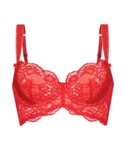 Vorgeformter Longline-Bügel-BH Elissa - Rot -Unterwäschegeschäft 201059 5