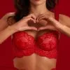 Vorgeformter Longline-Bügel-BH Elissa - Rot -Unterwäschegeschäft 201059 7