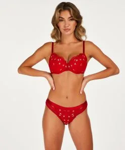 Wattierter Bügel-BH Violet - Rot -Unterwäschegeschäft 201066 3