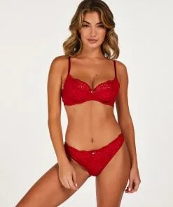 Nicht-vorgeformter Bügel-BH Rose - Rot -Unterwäschegeschäft 201070 3