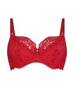 Nicht-vorgeformter Bügel-BH Rose - Rot -Unterwäschegeschäft 201070 5