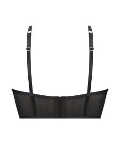 Vorgeformter Longline-Pushup-BH Mit Bügel Elissa - Schwarz -Unterwäschegeschäft 201081 6