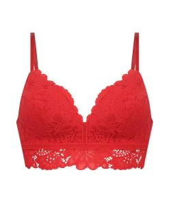 Vorgeformter Longline BH Shiloh, Ohne Bügel - Rot -Unterwäschegeschäft 201089 5