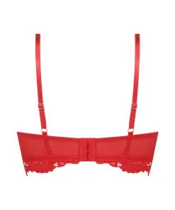 Vorgeformter Longline BH Shiloh, Ohne Bügel - Rot -Unterwäschegeschäft 201089 6