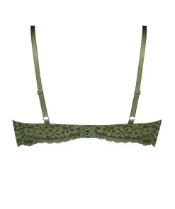 Nicht-vorgeformter Bügel-BH Rose - Grün -Unterwäschegeschäft 201109 6