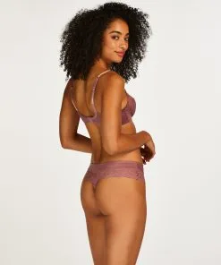 Nicht-vorgeformter Bügel-BH Sophie - Lila -Unterwäschegeschäft 201116 4