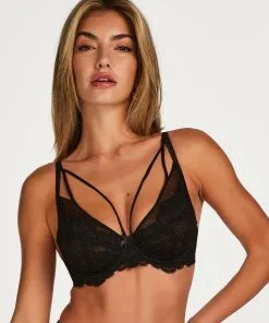 Unwattierter Bügel-BH Blaise - Schwarz