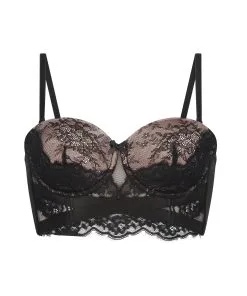 Vorgeformter Strapless-Longline-Bügel-BH Bellatrix - Schwarz -Unterwäschegeschäft 201148 5