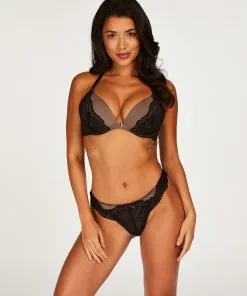 Gepolsterter Push-up-Bügel-BH Kimberley - Schwarz -Unterwäschegeschäft 201165 3