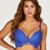 Wattierter Push-up-Bügel-BH Lidia - Blau