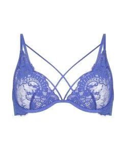 Unwattierter Bügel-BH Lidia - Blau -Unterwäschegeschäft 201171 5