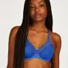 Unwattierter Minimizer-Bügel-BH Nina - Blau