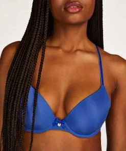 Vorgeformter Bügel-BH Plunge - Blau -Unterwäschegeschäft 201196 2