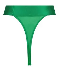 Hochgeschnittener String-Tanga Flexing - Grün -Unterwäschegeschäft 201301 6