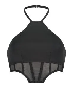 Halter-Bralette Flawless - Schwarz -Unterwäschegeschäft 201306 5