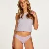 Invisible String Stripe Mesh - Lila