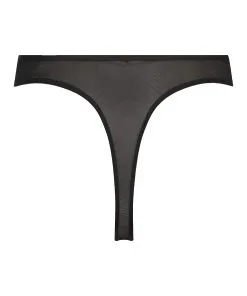 Hoch Ausgeschnittener String Katie - Schwarz -Unterwäschegeschäft 201424 6