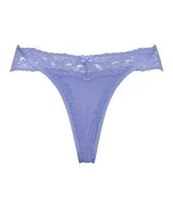 Extra Niedriger V-String Elliena - Blau 10 Extra Niedriger V-String Elliena - Blau -Unterwäschegeschäft 201486 5