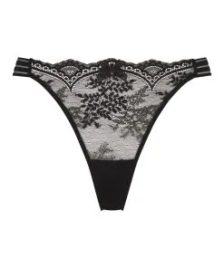 Hochgeschnittener String Sully - Schwarz -Unterwäschegeschäft 201866 5