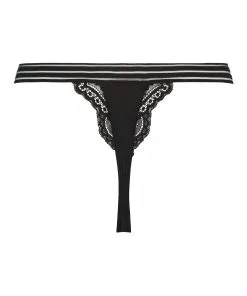 Hochgeschnittener String Sully - Schwarz -Unterwäschegeschäft 201866 6