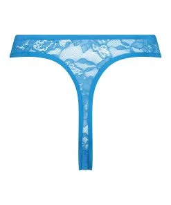 Hoch Ausgeschnittener String Fire - Blau -Unterwäschegeschäft 202282 6