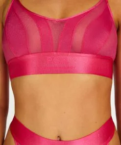 Mesh-Bralette Glossy - Rosa -Unterwäschegeschäft 202285 2