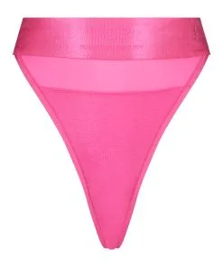 Hoch Geschnittener String Glossy - Rosa -Unterwäschegeschäft 202290 5