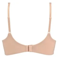 Vorgeformter Bügel-BH, Satin Fleece - Beige -Unterwäschegeschäft 95802 6