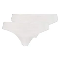 2er-Pack String Kim Cotton - Weiß 10 2er-Pack String Kim Cotton - Weiß -Unterwäschegeschäft 97282 5