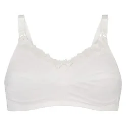 Nicht-vorgeformter Still-BH - Weiß -Unterwäschegeschäft 97919 5